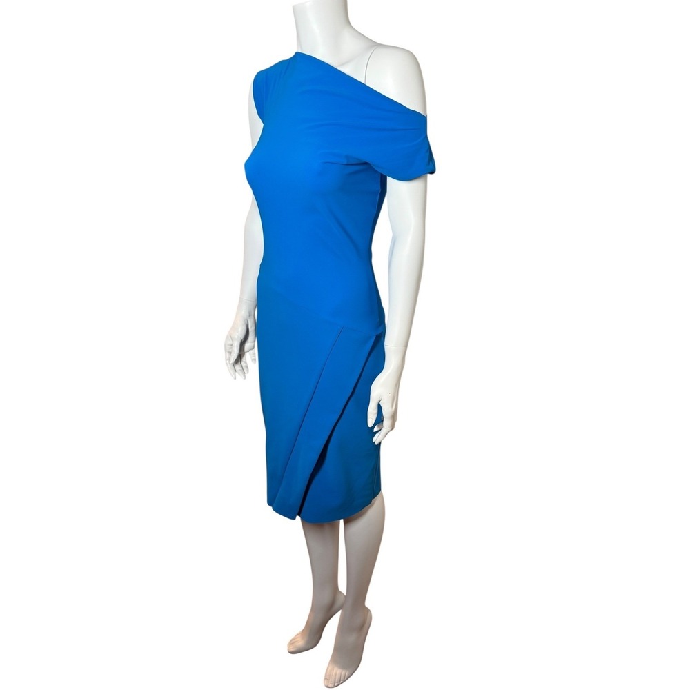 Chiara Boni Bright Blue Midi Dress